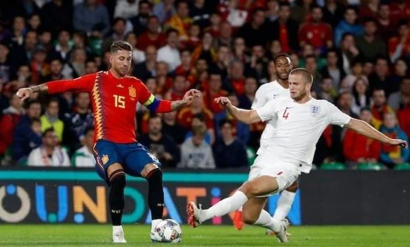 spain national vs england national football